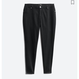 Stitch Fix - 1822 - Wynter High Rise Skinny Jeans - Black size 16W inseam 28”